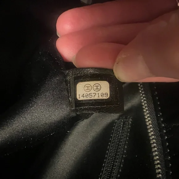 Chanel Black Quilted Vinyl Large Frozen Tote Bag - Picture 14 of 15